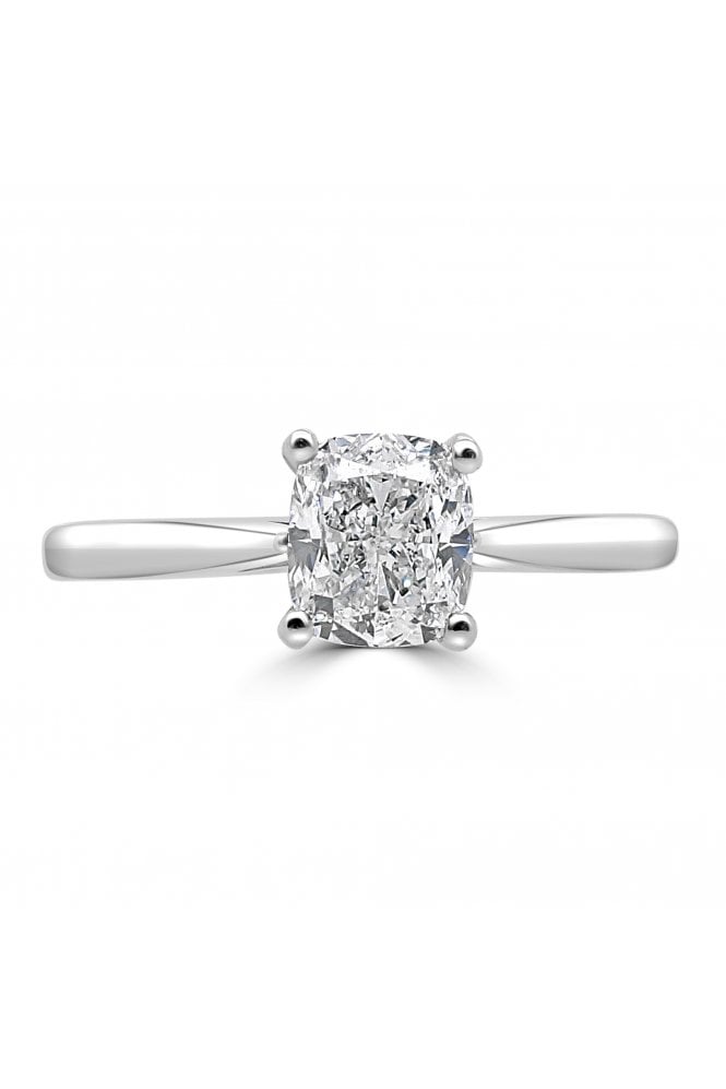 Platinum Single Stone Diamond Ring Platinum Claw Set