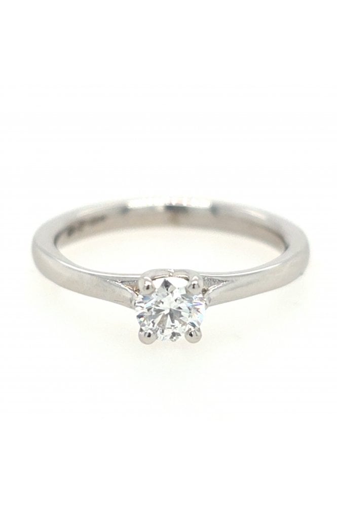 Platinum Solitaire Diamond Ring Platinum Claw Set