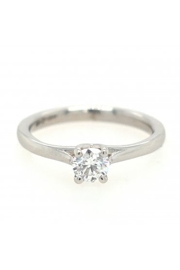 Platinum Solitaire Diamond Ring Platinum Claw Set