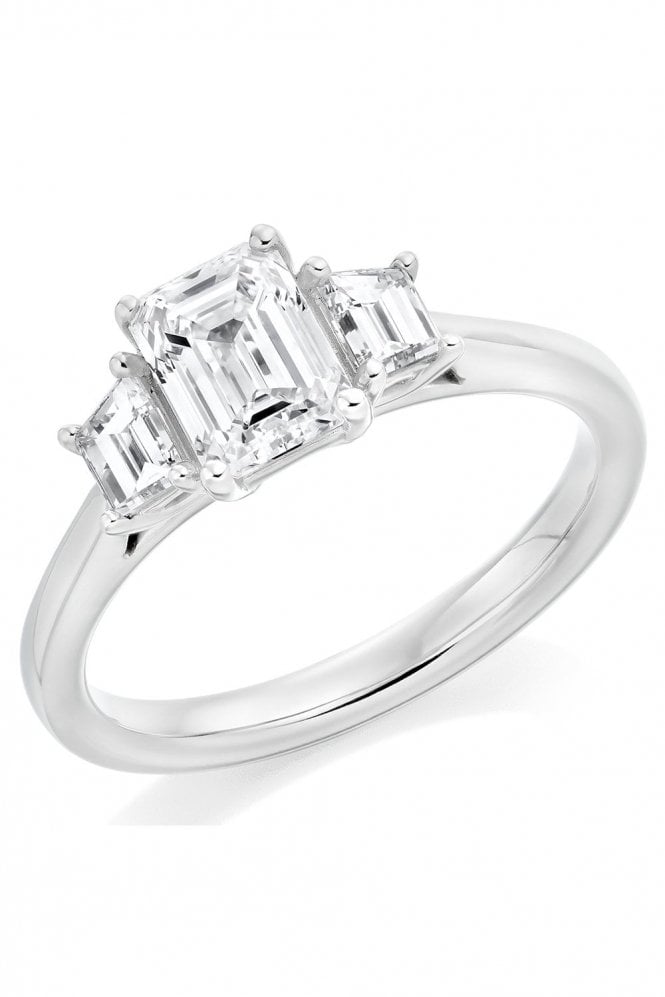 Platinum Trilogy Diamond Ring Platinum Claw Set