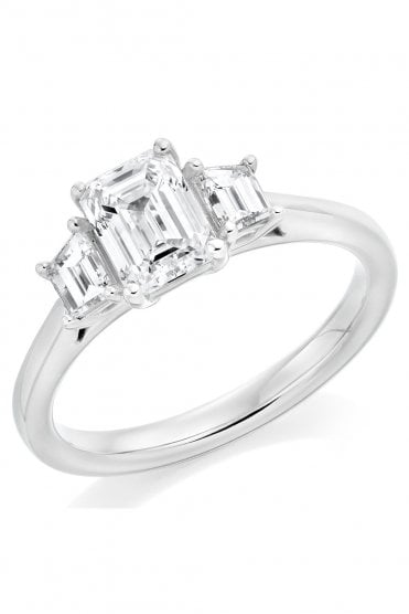Platinum Trilogy Diamond Ring Platinum Claw Set