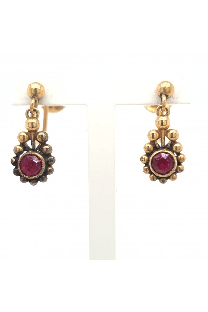 Preloved 14ct Yellow Gold Screw Earrings