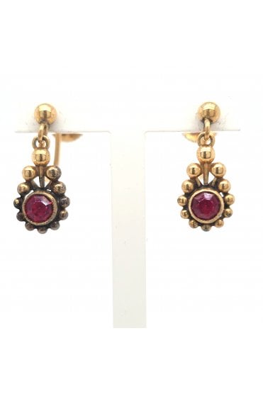 Preloved 14ct Yellow Gold Screw Earrings