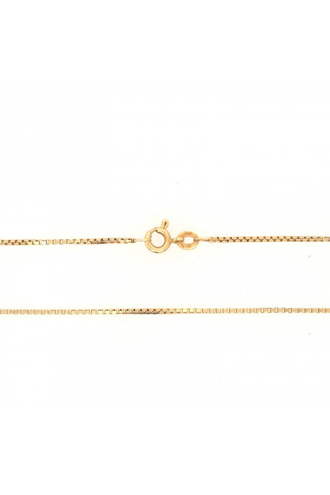 Preloved 18ct Yellow Gold Box Chain