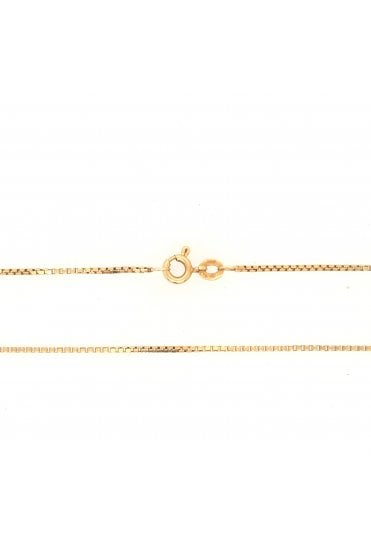 Preloved 18ct Yellow Gold Box Chain
