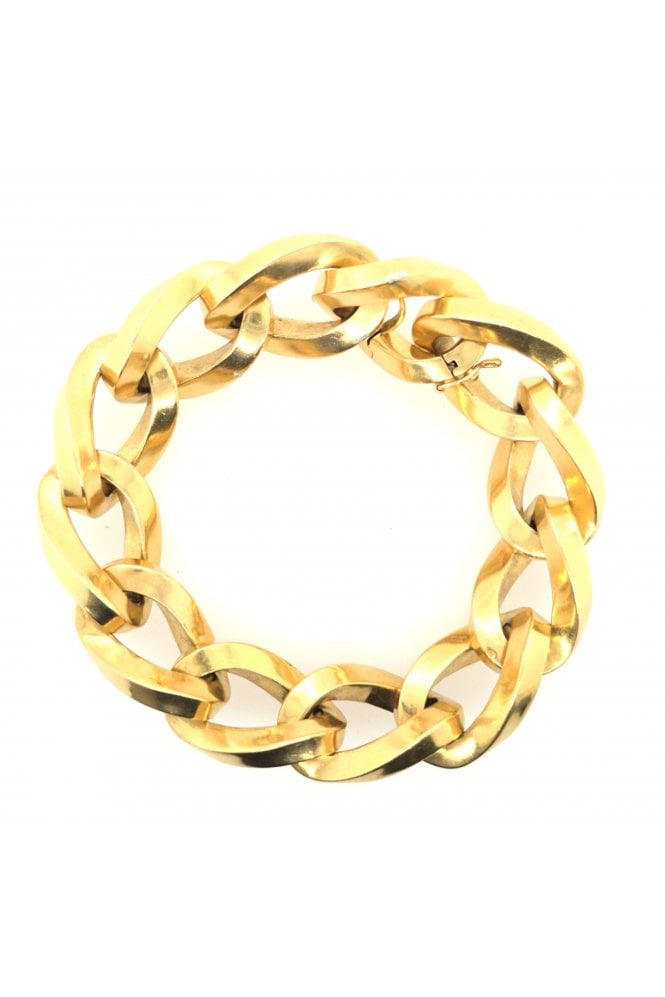 Preloved 18ct Yellow Gold Ladies Bracelet