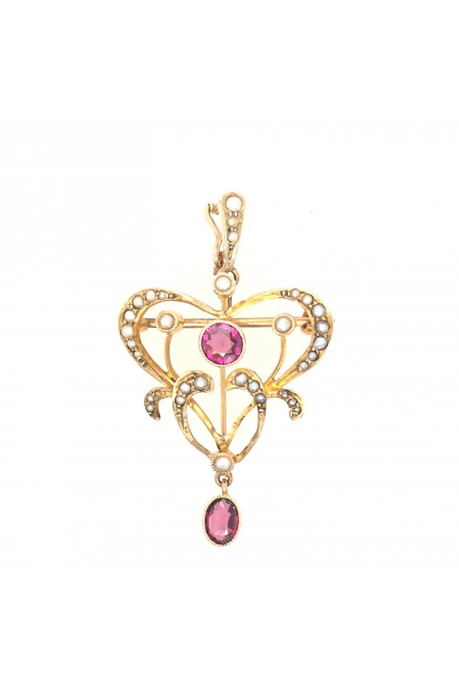 Preloved 9ct Yellow Gold Victorian Pendant/Brooch