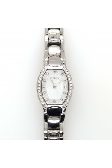 Preloved Ebel Beluga Ladies Tonneau Mini Watch Model No: E 9656G28-10