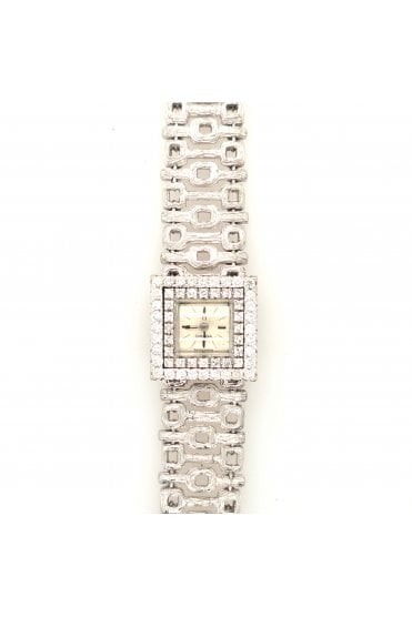 Preloved OMEGA Watch 18ct White Gold and Diamonds