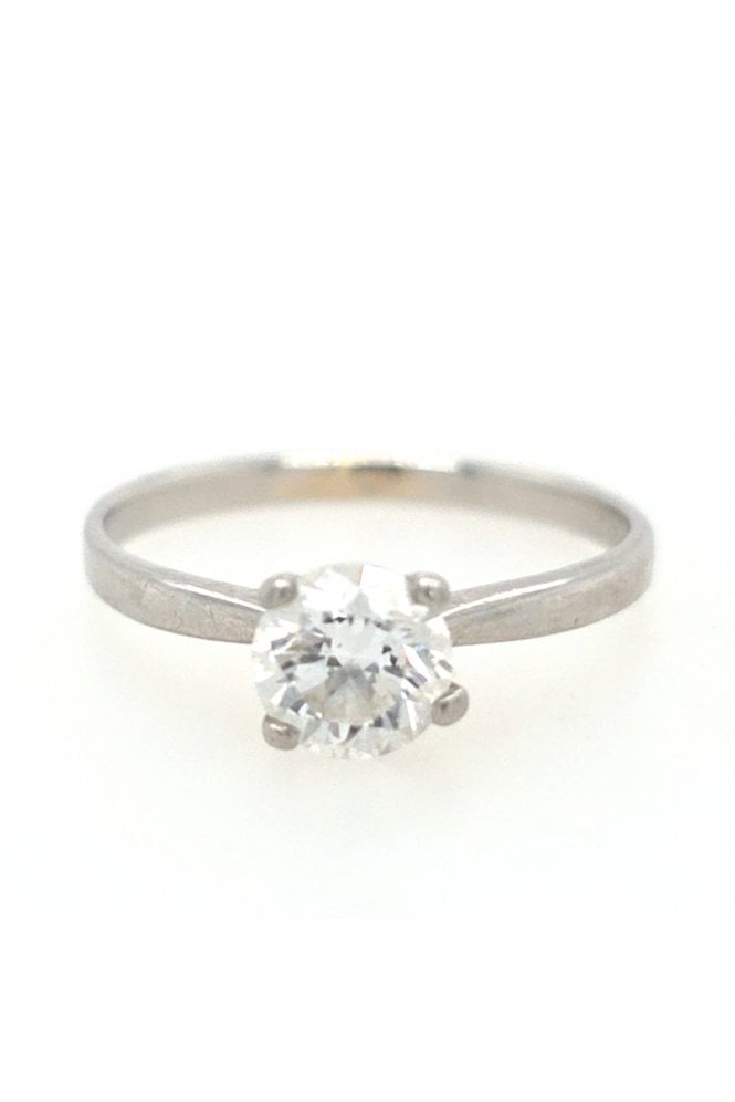 Preloved Platinum Diamond Ring Claw Set