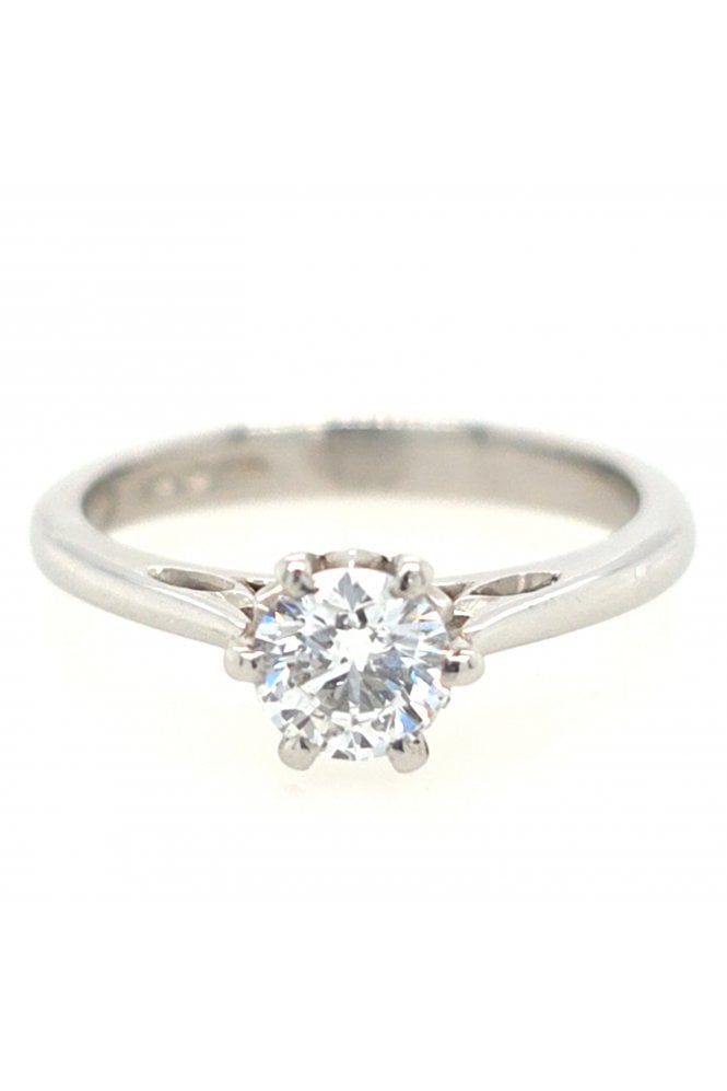 Preloved Platinum Diamond Solitaire Ring Platinum Claw Set