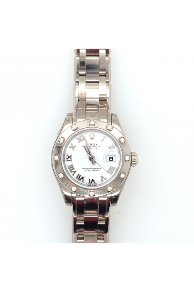 Rolex - Preloved Preloved Rolex Oyster Perpetual Datejust Pearlmaster Model No. 80319