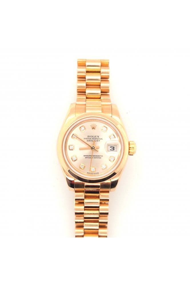 Rolex - Preloved Preloved Rolex Oyster Perpetual Ever Rose Datejust Model No. 179175