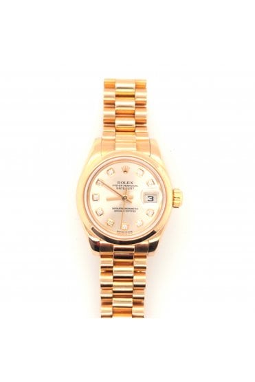 Preloved Rolex Oyster Perpetual Ever Rose Datejust Model No. 179175