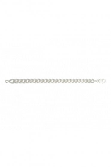 Silver 120 Filed Curb Chain Chain Length 22 Inches