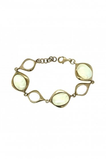 Silver Moonstone Bracelet
