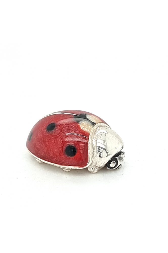 Sterling Silver and Enamel Ladybird