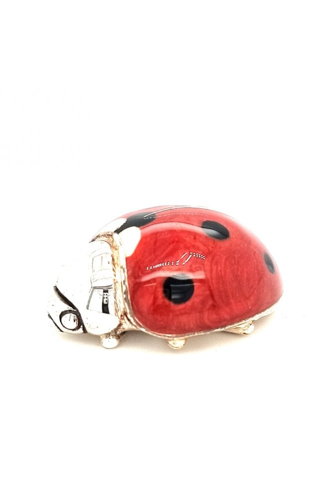 Sterling Silver and Enamel Ladybird