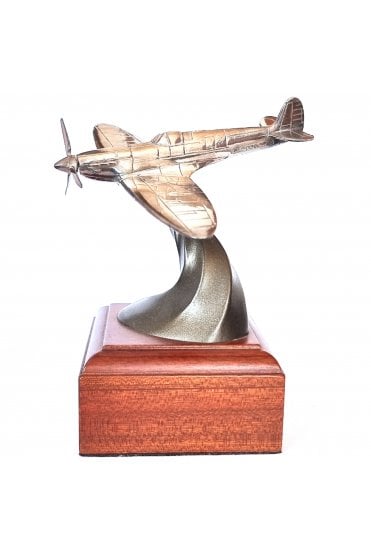 Sterling Silver Spitfire on Stand