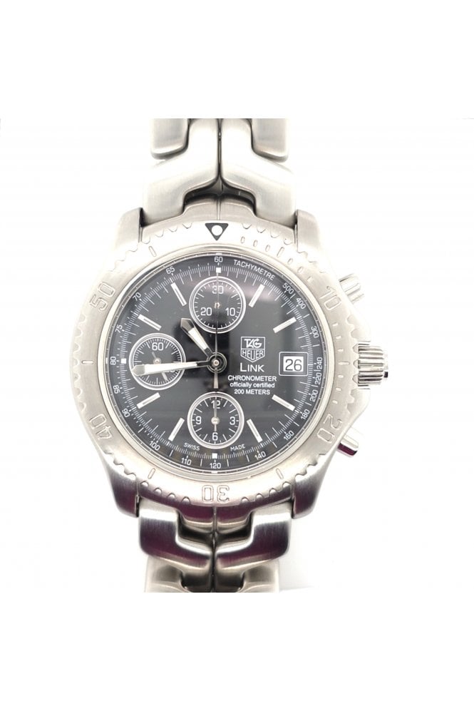 TAG Heuer - Preloved TAG Heuer® Approved Pre-Owned Link Chronograph Model No. CT5111.BA0550