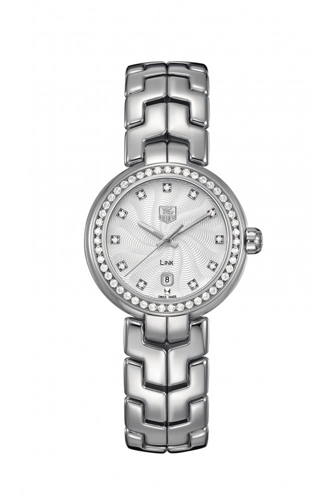 TAG Heuer - Preloved TAG Heuer® Approved Pre-Owned Link Diamond Model No. WAT1414.BA0954