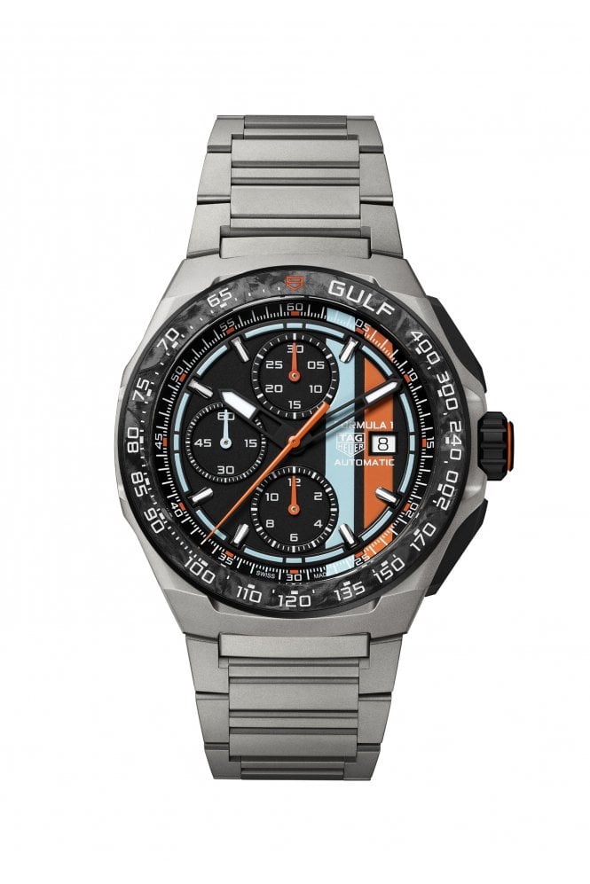 TAG Heuer  Formula 1 Chronograph X Gulf Limited Edition of 1000, CBZ208B.BF0009