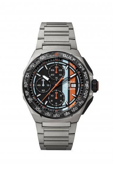 TAG Heuer Formula 1 Chronograph X Gulf Limited Edition of 1000, CBZ208B.BF0009